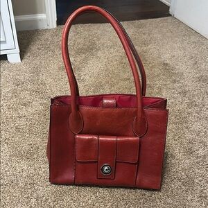 Pelle Studio Red Shoulder Bag
